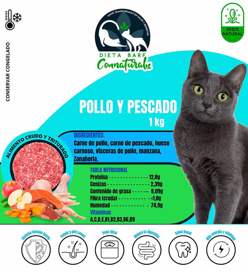 Dieta Pescado para Gatos 1kg