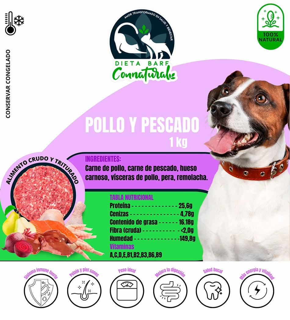 Dieta Pescado para Perros 1kg